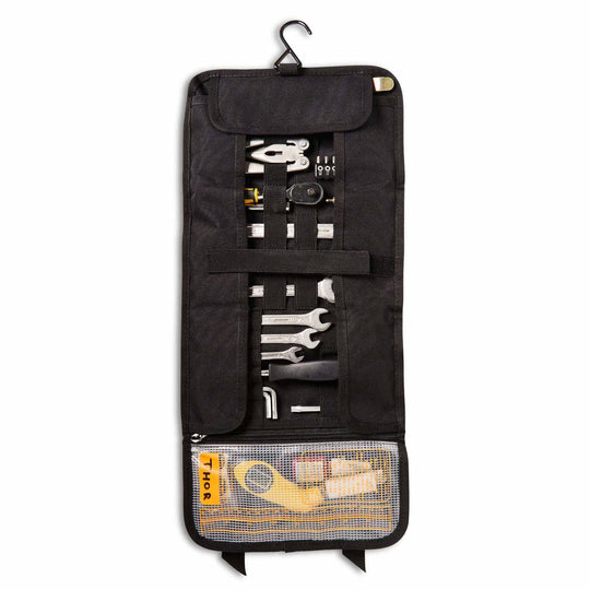 Compact Mjölnir Tool Roll motorcycle tool organizer with MOLLE webbing
