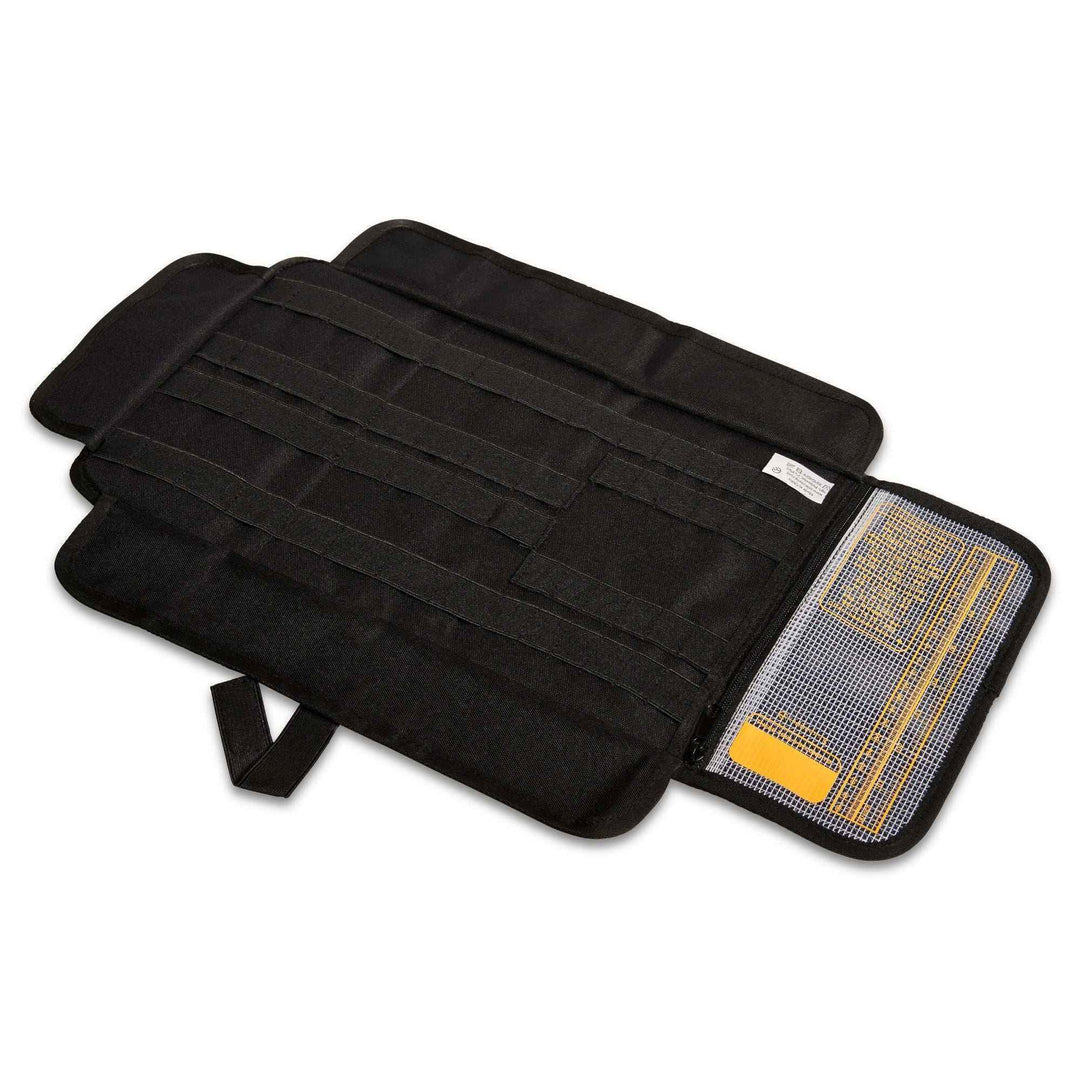 Compact Mjölnir Tool Roll motorcycle tool organizer with MOLLE webbing and elastic loops