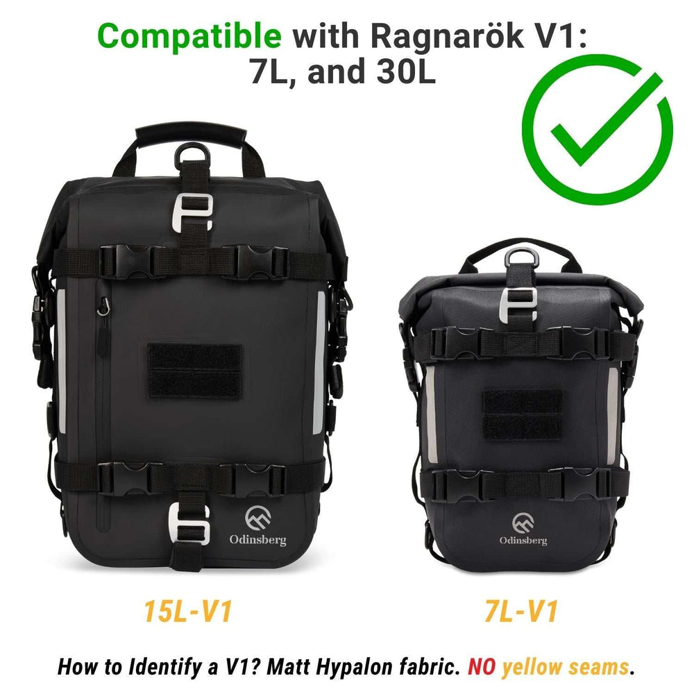 Ragnarök V1 durable cinch straps with quick-release buckles for motorcycle luggage - motorcycle cinch straps