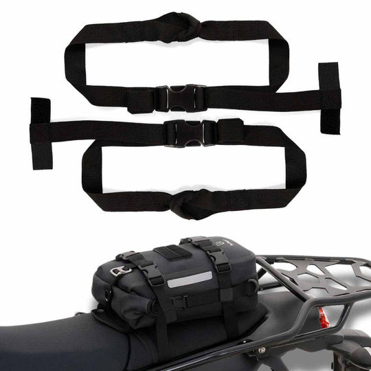 Ragnarök Cinch Straps V1 for motorcycle luggage security with quick-release buckles - motorcycle cinch straps