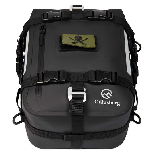 Ragnarök 15L roll-top dry bag versatile motorcycle pack