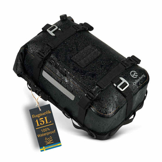 Ragnarök 15L ADV Pack waterproof motorcycle dry bag with backpack straps