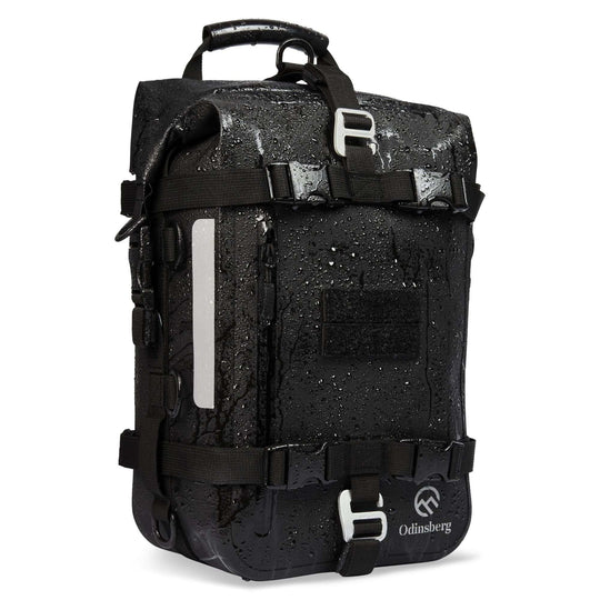Ragnarök 15L versatile roll-top dry bag for motorcycles and hiking