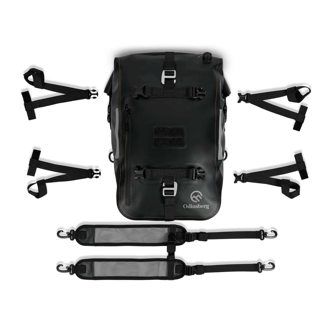 RAGNARÖK 30L ADV Pack versatile dry bag on motorcycle, motorcycle waterproof dry bag